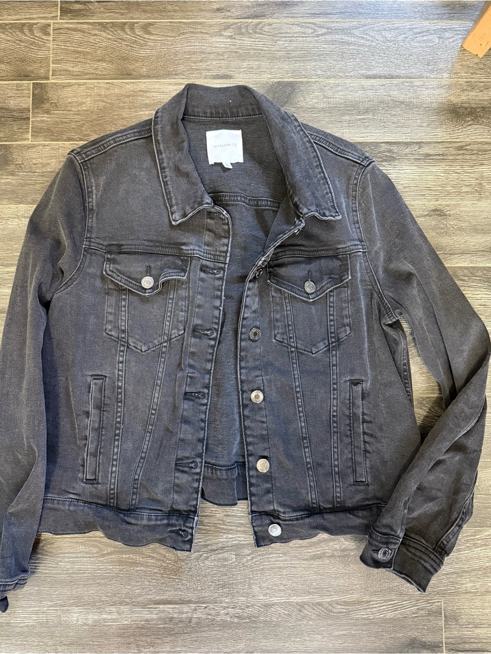 Dynamite Washed Black Denim Jacket